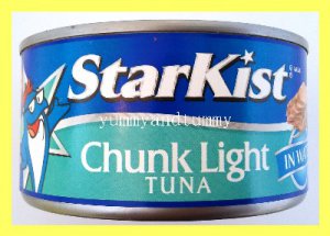 4 CANS CHUNK LIGHT TUNA IN WATER, 12 OUNCES EACH CAN - USA SELLER