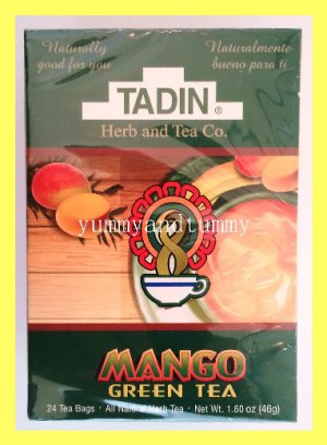 MANGO GREEN TEA ALL NATURAL HERB TEA - NAUTRALLY GOOD FOR YOU - USA SELLER