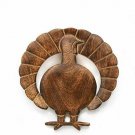 Wooden Turkey Design Trivet or Hot Pad Kitchen and Dining Serveware Accessories