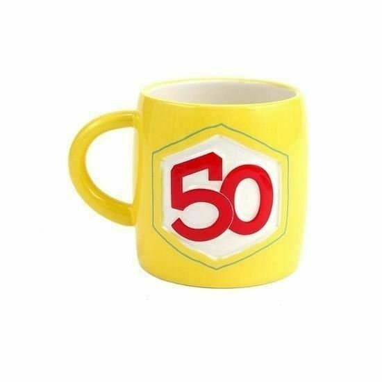 Hallmark Ceramic Coffee Mug, Yellow 50" (18 oz)