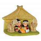 Small Cultural Nativity Scene Seasonal Decoration Nativities Around the World (Thai Asian Nativity)