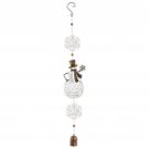 Snowman Metal Door Dangler Indoor Outdoor Holiday Decor 24" H