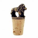 Wine Bottle Stopper Lion Metal Brass African Safari Animals