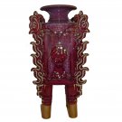 Chun Porcelain Lucky Career Vase Fine Asian Antiques Style Home Decor Decorating Accent