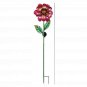 Pink Flower Solar Light Garden Stake 55 inch Ht Outdoor Decor Decorative Lightin