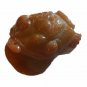 Feng Shui Money Frog Figurine Statue Brown Agate Gemstone 3 In L Home Decor