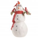 14.25" Snowman Statue Holiday Decoration