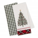 O Tannenbaum Christmas Tabletop Kitchen Collection Dishtowel Towel Giftt Set of 2 18x28 L Ho