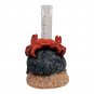 Crabby Atlantic Red Crab Small Rain Gauge Outdoor Garden Decor Deck Yard Catcher
