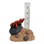 Crabby Atlantic Red Crab Small Rain Gauge Outdoor Garden Decor Deck Yard Catcher