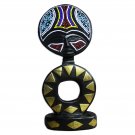 Akan Ashanti Doll Ii Beaded Fertility Carved Wood Doll Sculpture Home Decor Blac