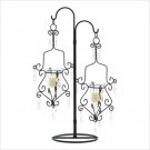 Crystal drop candleholder