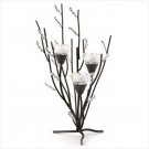 Crystal tree tealight holder