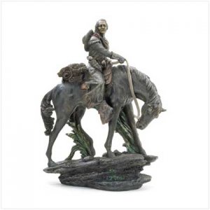 Wearly cowboy figurine