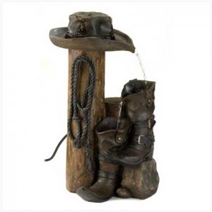 Wild western water foutain