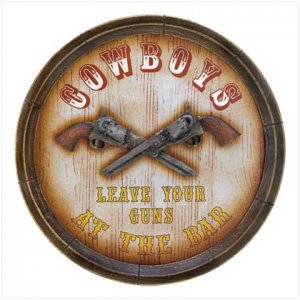 Cowboy saloon wall decor