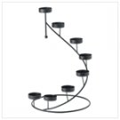 Metal spiral candleholder