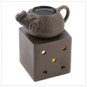 Terra cotta oil warmer pot  12494