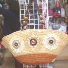 Natural Fiber Handbag - Beige