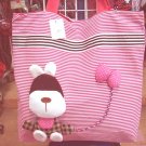 Handmade Handbag - Pink with Dog