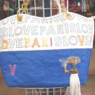 Handmade Handbag - Blue and White