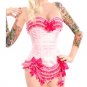 sexy satin corset