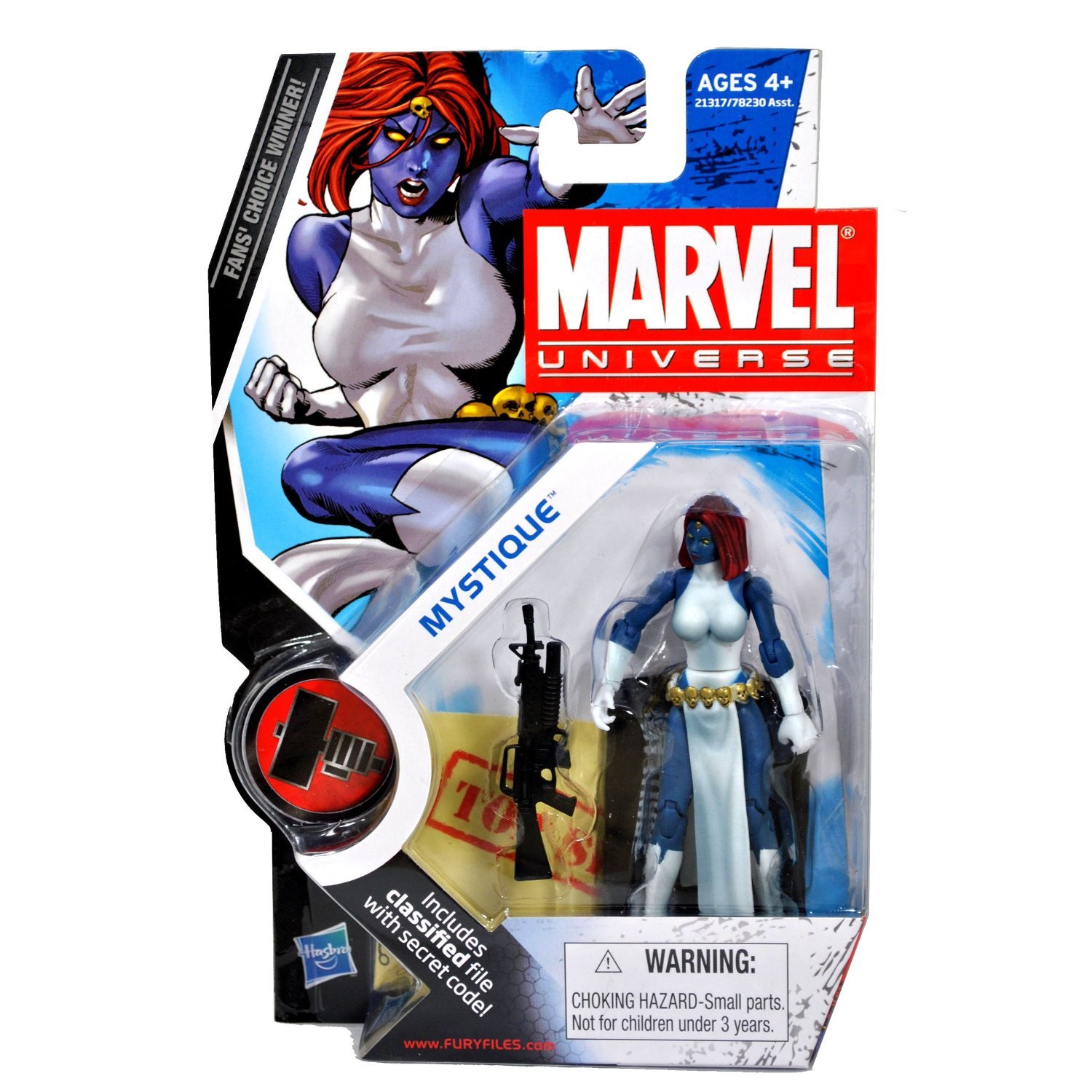 Marvel Universe 3 3 4 Series 2 Mystique Figure