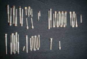 HONDA XR75 POLISHED ENGINE STAINLESS BOLTS!