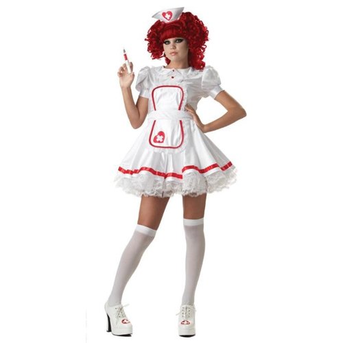 Halloween Costume Got Fever Nurse Adult Woman XS 35