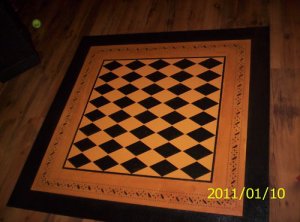 Floorcloth Floor Cloth Area Rug 4x4folkart Primitive Floorcloth Floor Cloth Area Rug 4x4folkart
