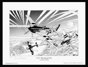 P-51 Mustang's Prey Signed & Numbered Print