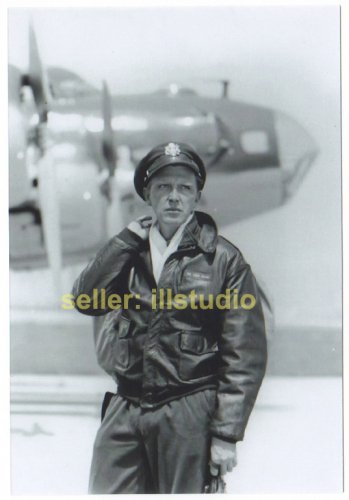ROBERT LANSING-Gen. Savage 12 O'clock High RARE 4x6 PHOTO in MINT CONDITION #7