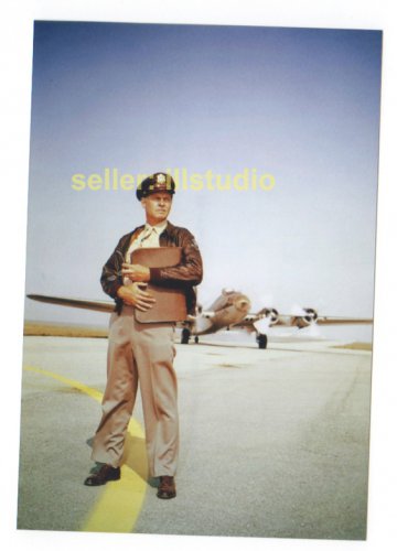 FRANK OVERTON Major Stovall 12 O'clock High RARE 4x6 PHOTO MINT CONDITION #23