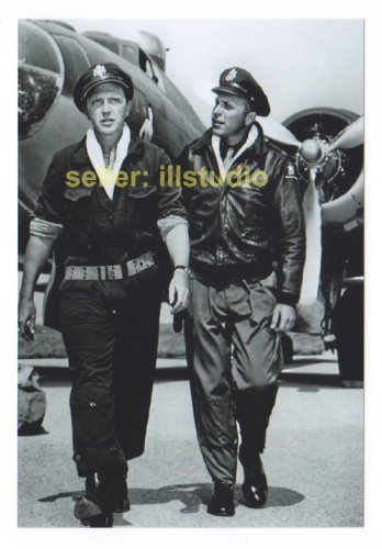 ROBERT LANSING/ANDREW PRINE 12 O'clock High RARE 4x6 PHOTO in MINT CONDITION #30