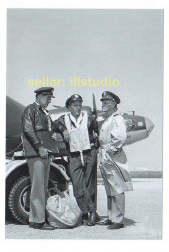 FRANK OVERTON, ROBERT LANSING, &  JOHN LARKIN and  12 O'clock High RARE 4x6 PHOTO MINT CONDITION #39