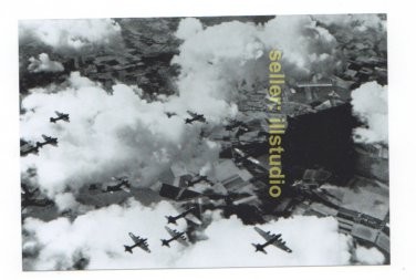 918th B-17 Formation~12 O'clock High RARE 4x6 PHOTO in MINT CONDITION #56