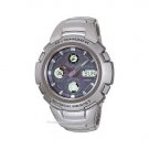 Casio G-Shock Solar Atomic Watch - Stainless - Blue Face - Red Hour Hand GW1000DJ-1