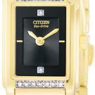 Citizen Ladies Gold Tone Eco-Drive Diamond Watch EW9342-54E
