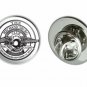 Small Round Lapel, Hat Pin, Tie Tack w/ The Mechanicsburg Club B&W Logo