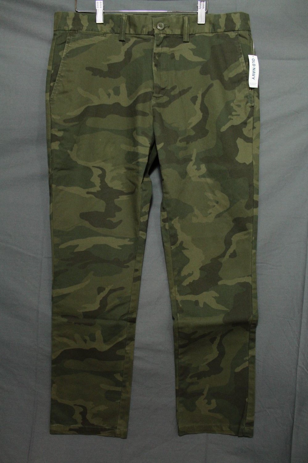 NEW Men's Old Navy Slim Fit Ultimate Built-In Flex Khakis Camo Chinos ...