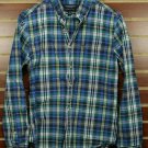 AE Athletic Fit Button Front Shirt Blue Plaid AEO NEW Men's Small $39.95 AE Athletic Fit Button Front Shirt Blue Plaid AEO NEW Men's Small $39.95