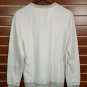 NEW Men's Ultra Soft Sweatshirt Cotton Blend Crew Neck Pullover Cream Medium