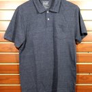 Men's Old Navy Tri Blend Polo Shirt Cotton Blend Jersey Pocket Polo Navy MED