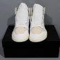 Men's NIKE AIR JORDAN 1 MID SE CRAFT High Top Shoe WHITE/LT OREWOOD GREY 10