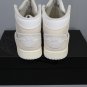Men's NIKE AIR JORDAN 1 MID SE CRAFT High Top Shoe WHITE/LT OREWOOD GREY 10