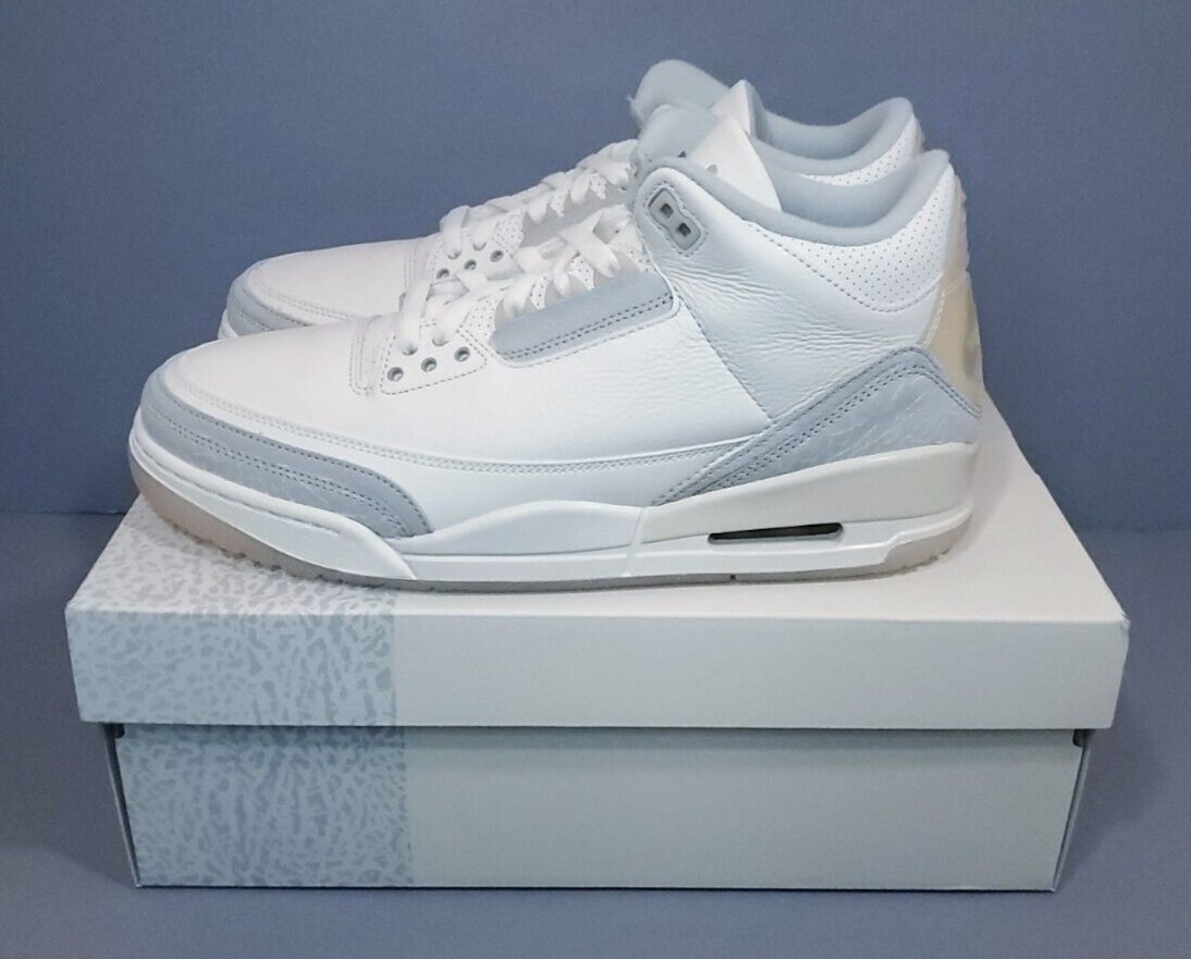NEW Nike Air Jordan 3 Retro SE Craft Ivory Grey Mist FJ9479-100 Men's Sz 10
