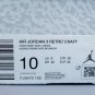 NEW Nike Air Jordan 3 Retro SE Craft Ivory Grey Mist FJ9479-100 Men's Sz 10