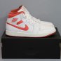 Men's NIKE AIR JORDAN 1 MID SE CRAFT Sneakers FJ3458 White/Lobster-Dune Red-Sail