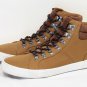 Old Navy Men's High Top Shoe Size 10 Vegan Sneaker Boot camel Brown Lace Up