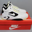 Men's Nike AIR FLIGHT LITE MID High Top Shoe WHITE/WHITE-LEMON-BLACK 10